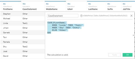 tableau case when multiple conditions.